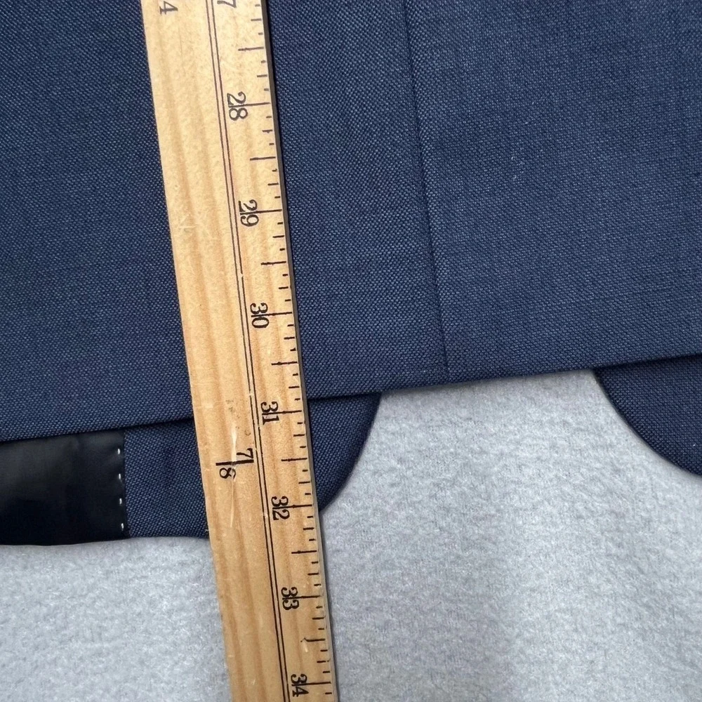 New Tommy Hilfiger Blazer Men Wool Suit Jacket Sport Coat 38R Nave Blue 2 button